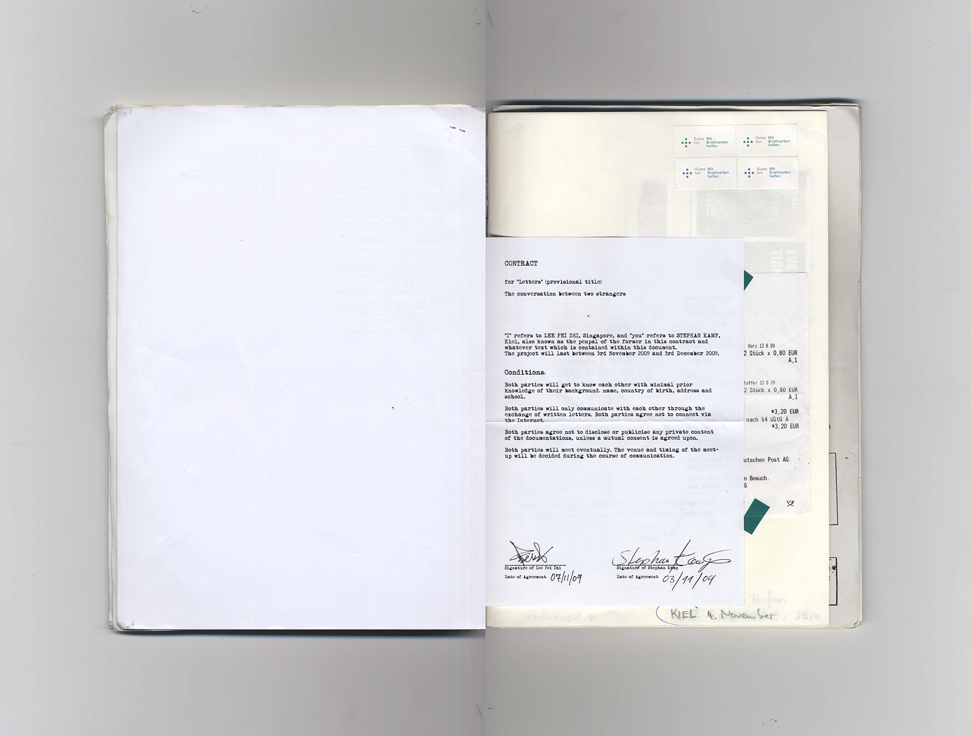 Lee Pei Zhi & Stephan Kamp: »Letters«